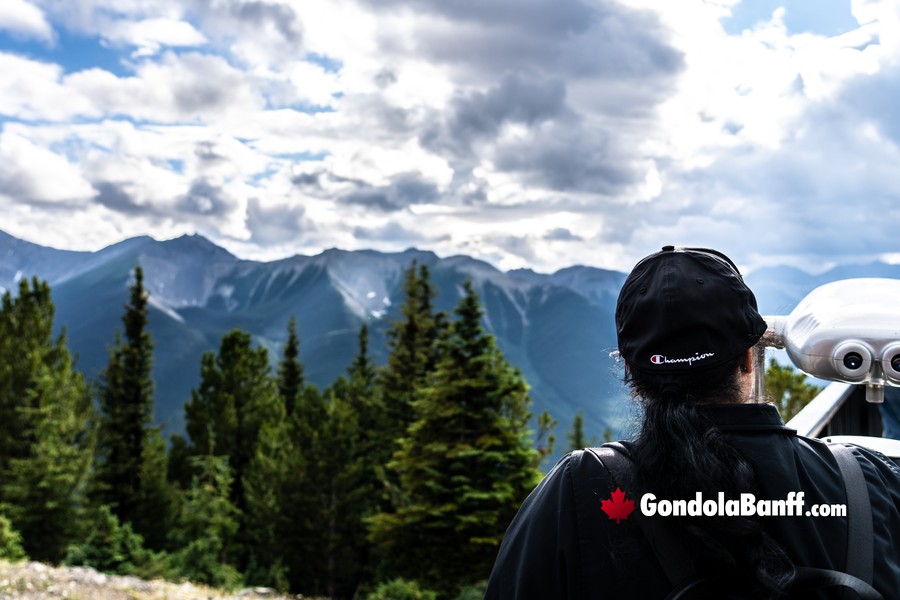 Banff Binolcular Mountain Summit Views