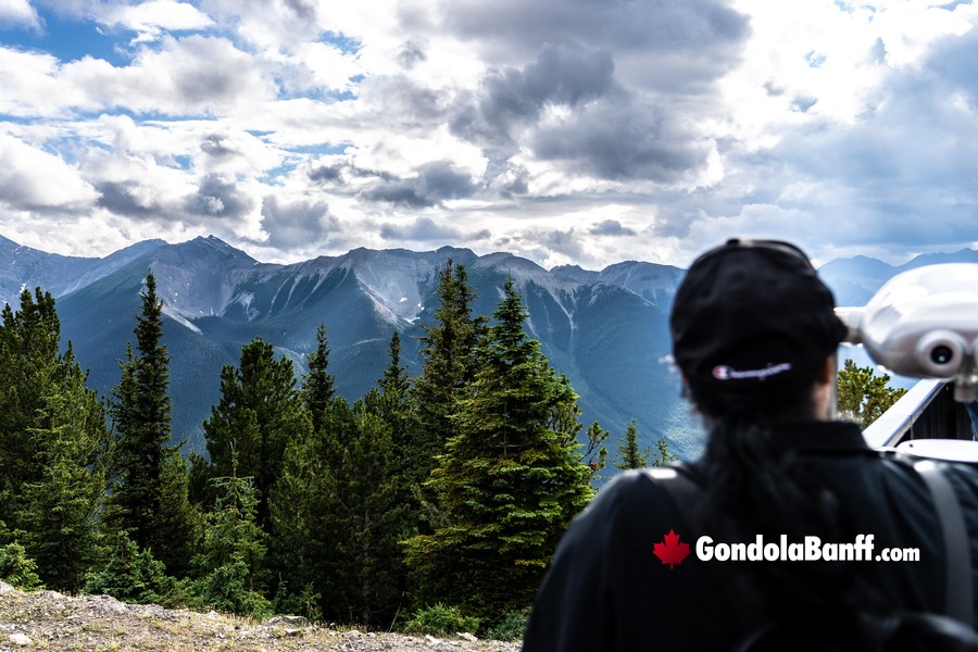 Gondola Patio's Binocular Mountain View