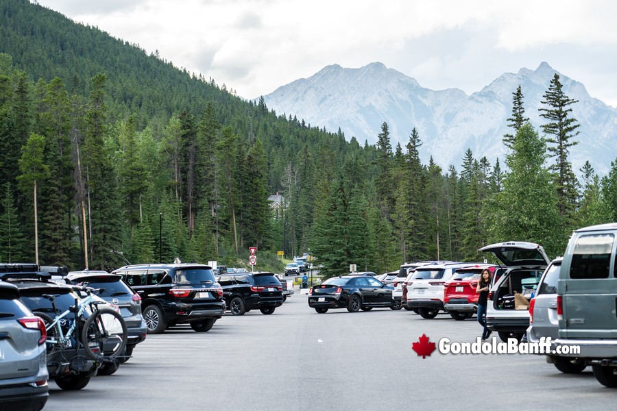 Banff National Park Gondola Parking Area