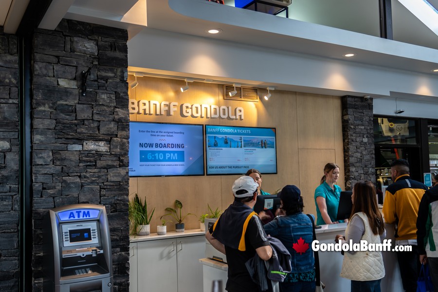 Banff National Park Gondola Reception Area