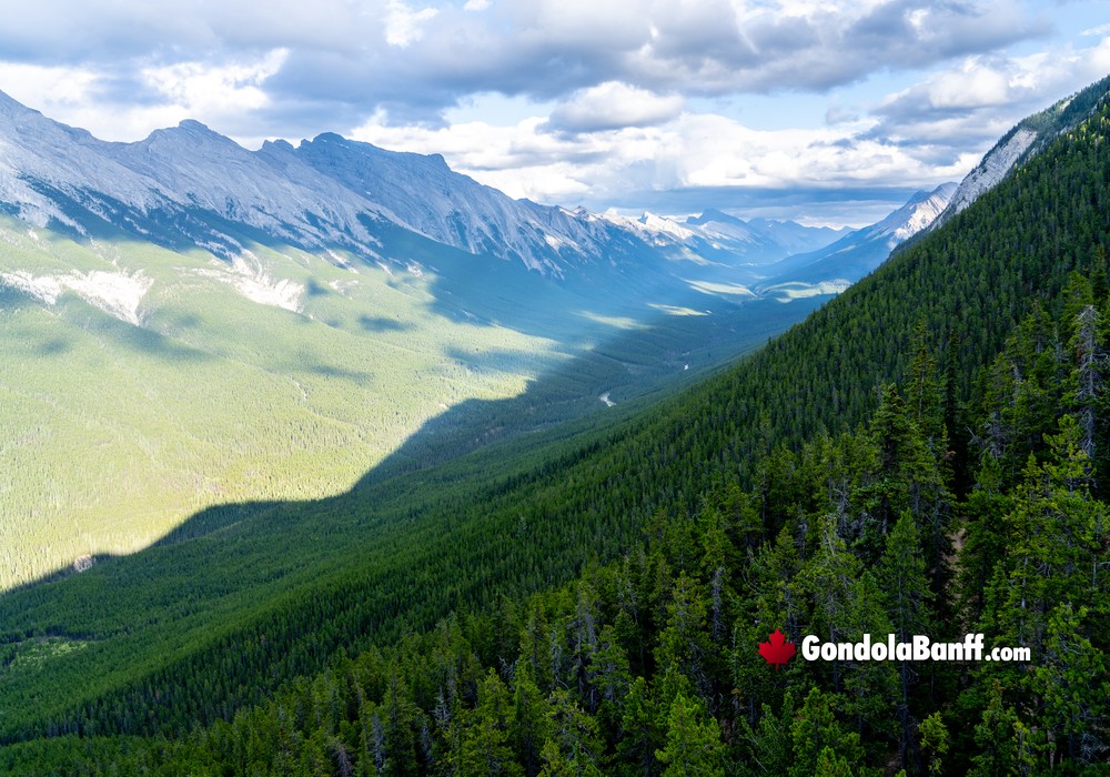 Beautiful Valley Scenes as You Ride Up