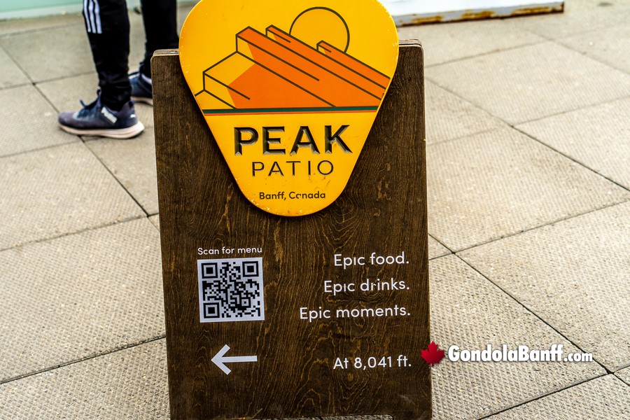 Peak Patio Banff National Park Gondola