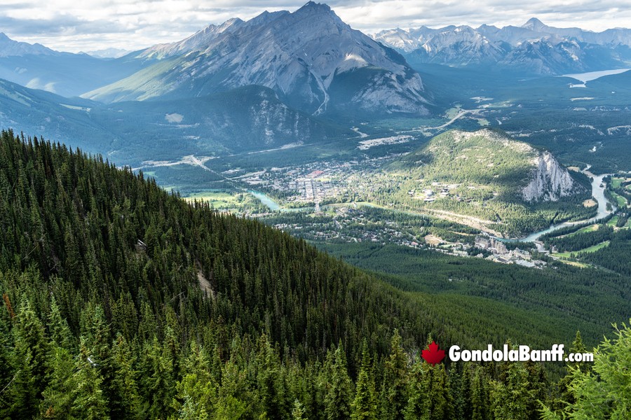 View From Gondola Patio 3 Banff National Park Gondola
