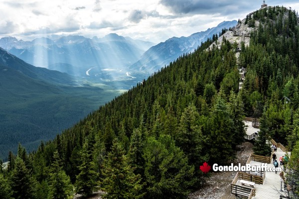 Banff Gondola Sulphur Mountain Boardwalk