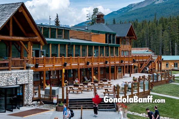 Banff Lake Louise Gondola Lodge Overlooking Whitehorn Mountain